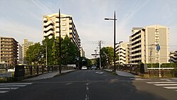 梅光園橋より東の眺望