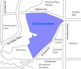 Map of Bermondsey neighbourhood