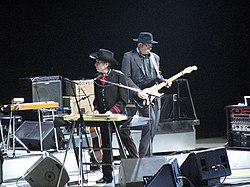 Bob Dylan en un concierto en Toronto (2008)