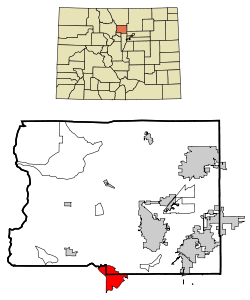 Location in Boulder County and the State of Colorado