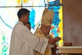 Cardinal Ricardo Vidal officiating at the service.