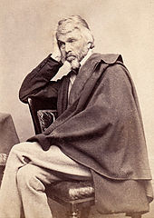 Thomas Carlyle, champion of study of great men Carlyle by Elliott & Fry c1860s.jpg
