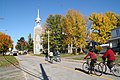 Bike tour, activity organized by the Recreation Committee, rue de l'Église