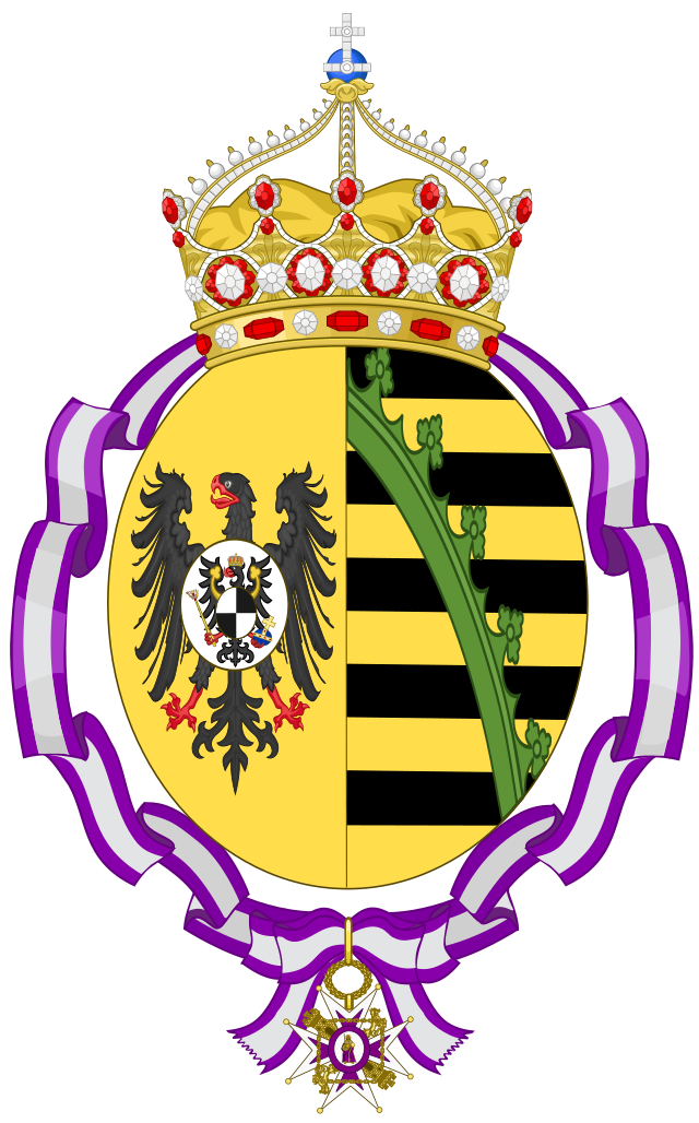 Description de l'image Coat of Arms of Augusta, German Empress (Order of María Luisa).svg.