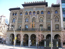 Edificio de Correos de Zaragoza.