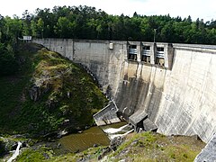 Le barrage de la Valette.