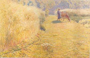 Painting "Summer" (1893) by Emile Claus