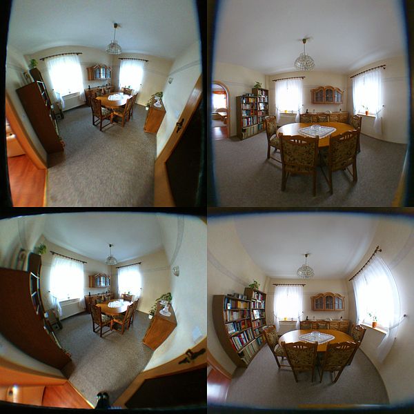 Fisheye lens room 0.2x (real 0.25x)