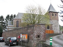 Fize-le-Marsal, village church