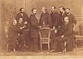Image 67Members of the provisional government after the 1868 Glorious Revolution, by Jean Laurent. (from History of Spain)