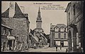 La place des Halles vers 1920 (carte postale Émile Hamonic).