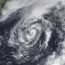 Visible satellite image of Hurricane Grace