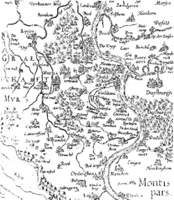 Карта на Графство Мьорс