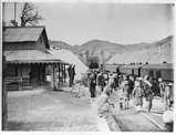 Gulistan station on the Great Military Railway, at entrance to Khojak Tunnel