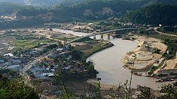 Overlooking Đông Hòa Hiệp bridge