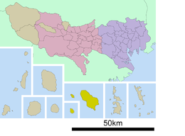 Sottoprefettura di Hachijō – Mappa