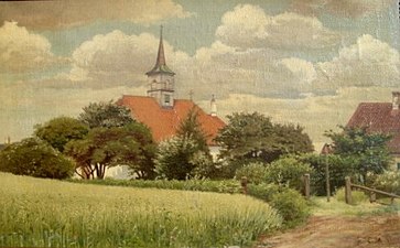 Hornbæk kirke, 1912.