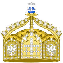 The Imperial Crown as heraldic crown Imperial State Crown of the German Empire.svg
