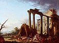 La colonnade en ruines (1764)