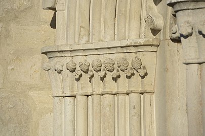 Klinte Kyrka Gotland detalj sydportal