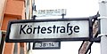 Straßenschild Körtestraße