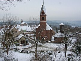 The church in Lichtenberg