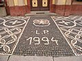 Neupflasterung mit alten böhmischen Marmor- und Kalkstein-Mosaikpflaster in Lomnice nad Popelkou
