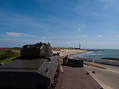 Sherman Tank, Befreiungsmonument auf dem Deich