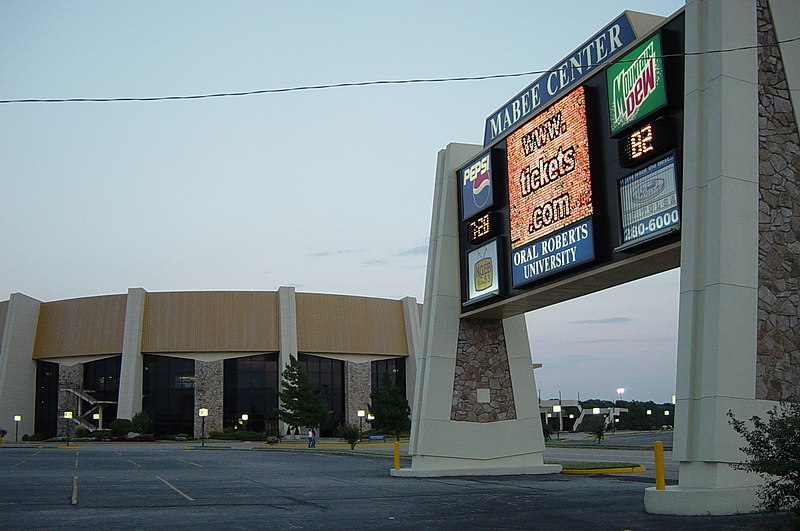 File:Mabee Center on the campus of Oral Roberts University.jpg