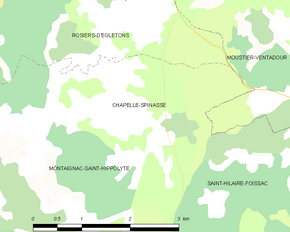 Poziția localității Chapelle-Spinasse