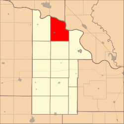 Location in Dixon County