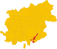 Map of comune of San Nicola Manfredi (province of Benevento, region Campania, Italy).svg