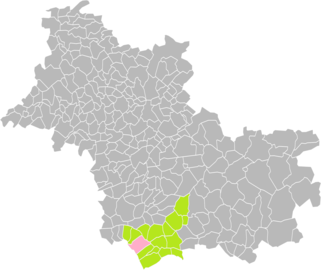 Mareuil-sur-Cher dans le canton de Saint-Aignan en 2016.