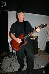 Martin Rotsey, Midnight Oil guitarist, at the Souths Leagues Club in Brisbane, 2007 Martin Rotsey.jpg