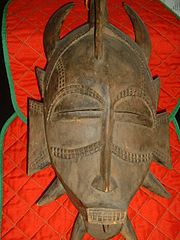 African mask from Côte d'Ivoire