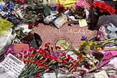 Jackson's Star with flowers and notes on it