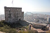 The Tower of Homage, part of Gibraltar's Moorish Castle