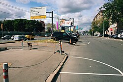 2-я Рыбинская улица (справа) и Третье кольцо (слева)