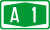 Автострада-A1-Hex-Green.svg