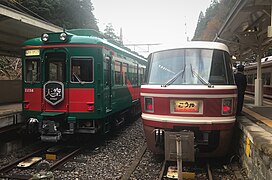 南海電気鉄道 高野線極楽橋駅の「天空」・「こうや」