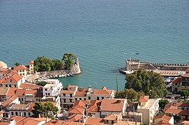 Der Hafen von Nafpaktos