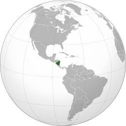 Nicaragua - Localizzazione