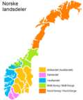 صورة مصغرة لـ مناطق النرويج