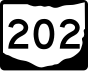 State Route 202 marker