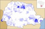 Miniatura para Demografia do Paraná