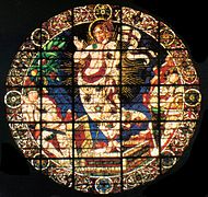 Vstajenje, Paolo Uccello, (1443-45) ena od serije na Duomo v Firencah je zasnoval priznani renesančni umetnik