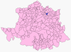Расположение муниципалитета Пиорналь на карте провинции