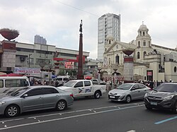 Considered the center of Quiapo, Plaza Miranda is surrounded by several shopping buildings and its most famous landmark, the Quiapo Church