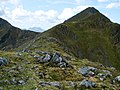 Der Ostgrat des Sgùrr Fhuaran, Blick zum Gipfel
