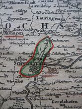 Reichsstadt Schweinfurt umgeben vom Hochstift Würzburg, 18. Jh.